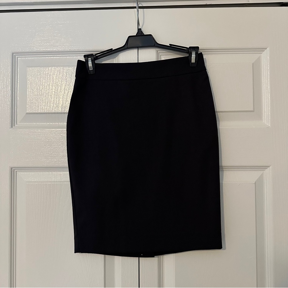 Ann Taylor Dark Charcoal Pencil Skirt - Sleek Work Staple